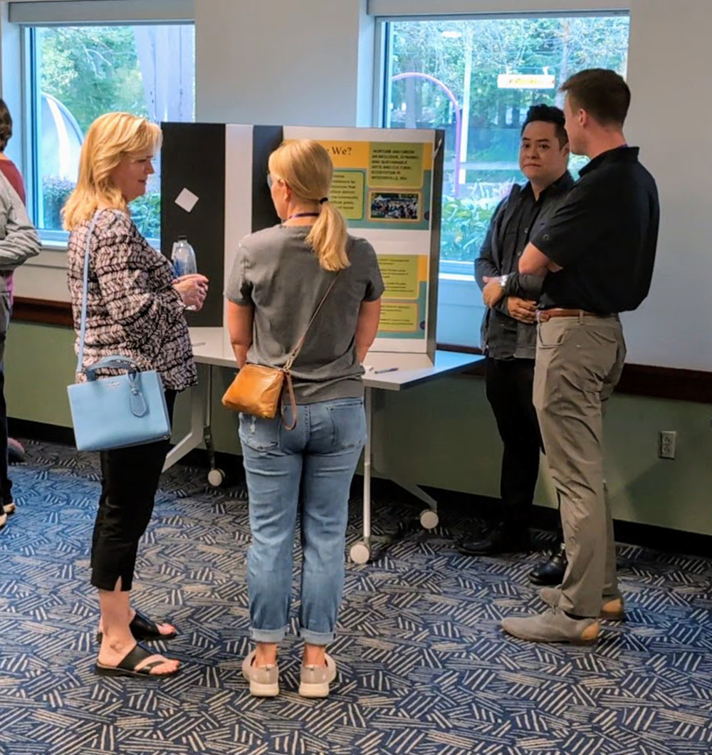 Public input open house for the creative district