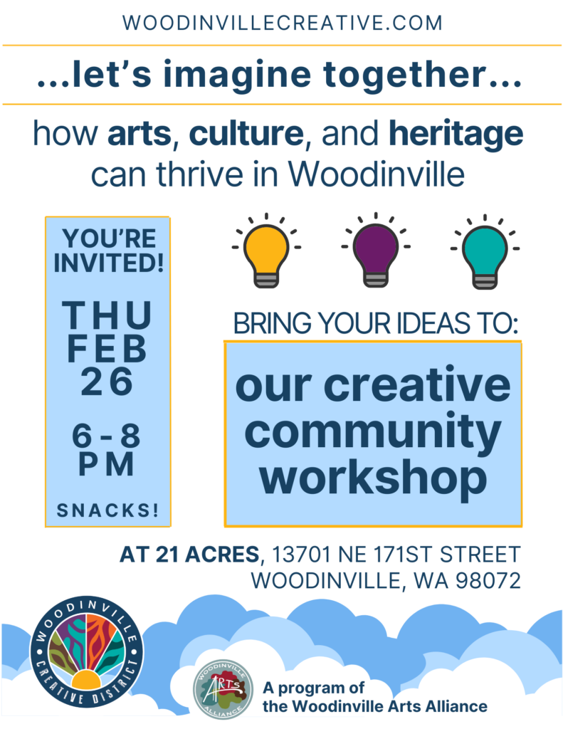 how arts, culture, and heritage can thrive in Woodinville